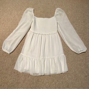 ARITZIA Wilfred Tempest White Mini Dress Size XS